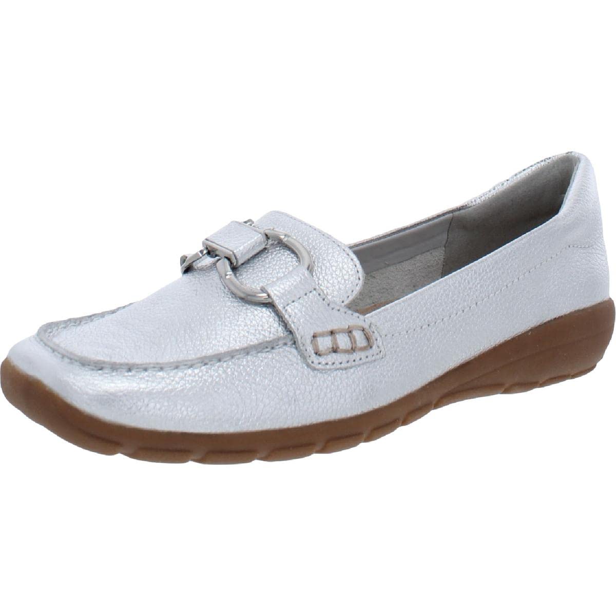 Easy Spirit Women's Comfortable Slip-On Flats - Lightweight Walking Shoes for Work, Travel & Everyday Wear