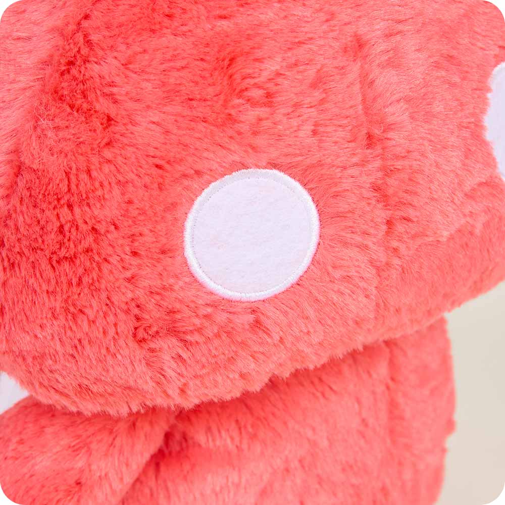 Red Mushroom Warmies - Soft Plush Microwaveable Heating Pad for Kids & Adults - Perfect for Relaxation, Stress Relief & Pain Relief