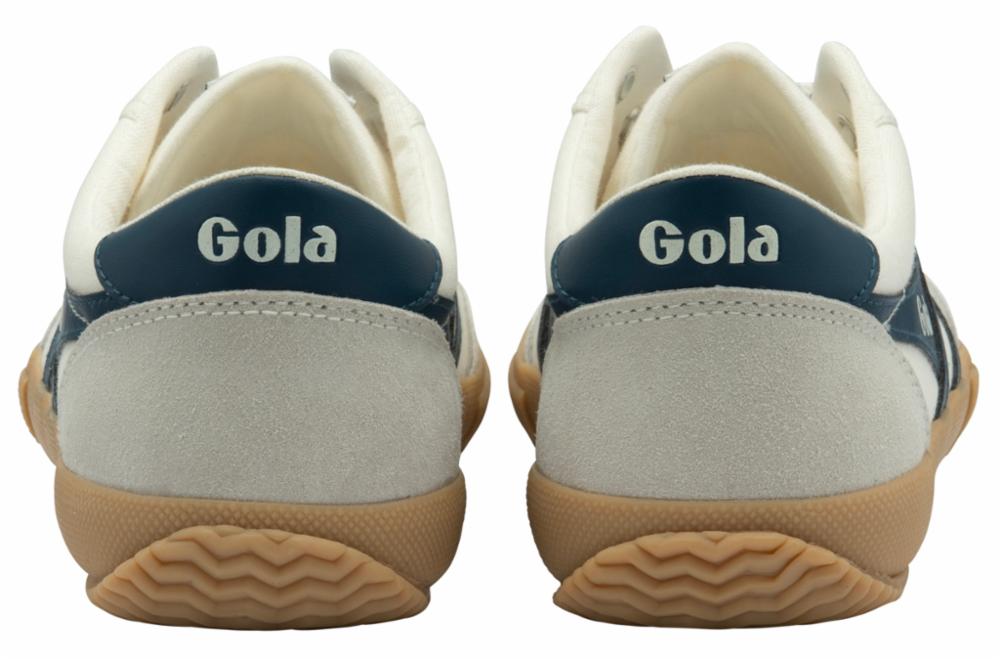 Gola Men's Badminton Shoes - White - Lightweight & Breathable for Indoor Sports & Casual Wear