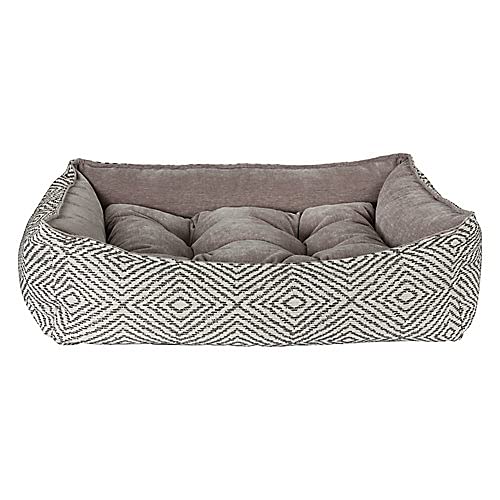 Premium Diamondback Woven Scoop Dog Bed - Orthopedic Support for Large Dogs - Breathable & Durable Pet Bed - Perfect for Living Room, Bedroom or Crate - Machine Washable Dog Bed for Comfort & Joint Relief