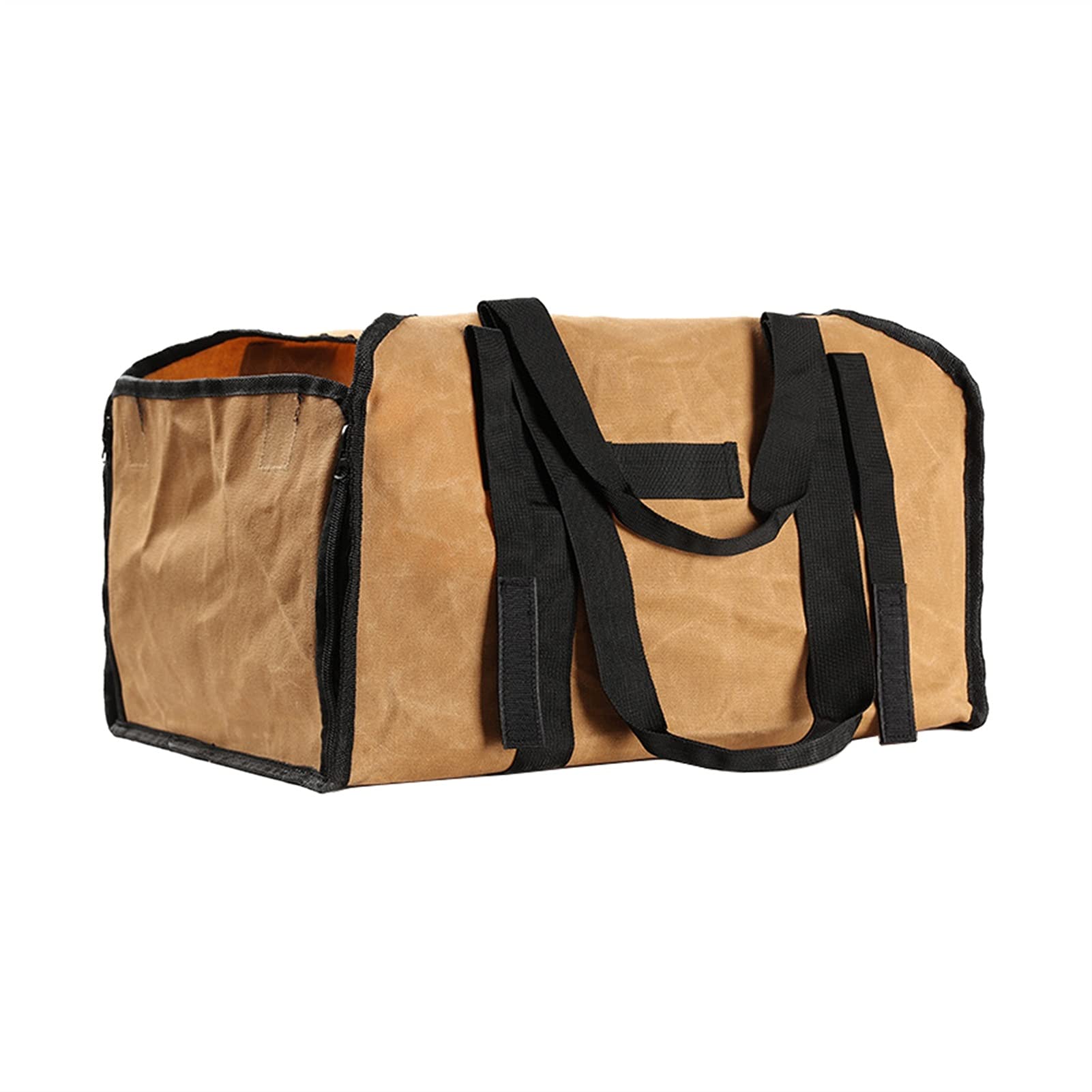 Large Firewood Bag for Fireplace - Heavy Duty Firewood Carrier Tote with Handles, Durable & Easy Clean Outdoor Wood Holder for Camping, Picnic, Fireplace & Backyard Use