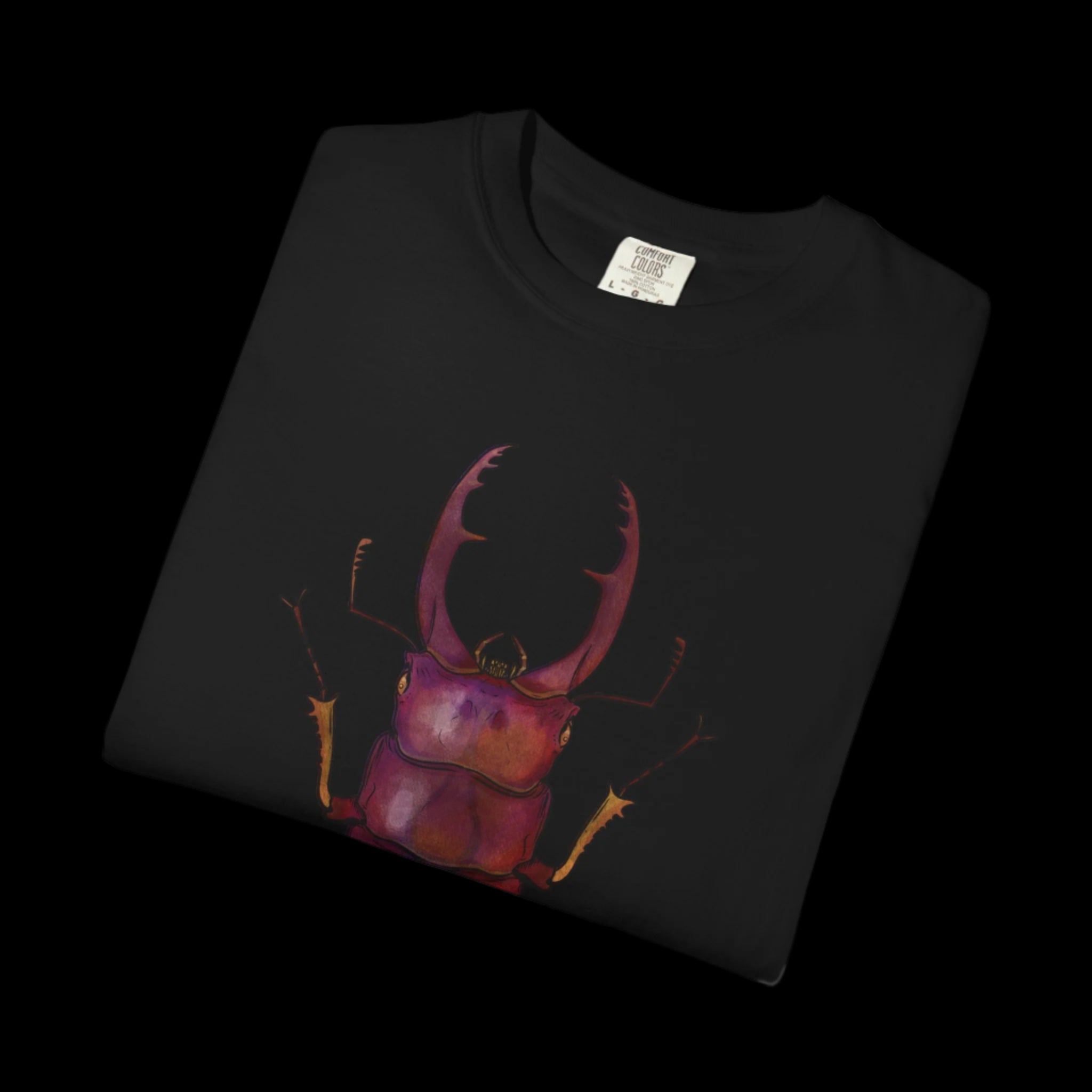 Unisex Paxton Gate Red Stag Beetle Graphic T-Shirt by Kris Struble - Perfect for Nature Lovers & Entomology Enthusiasts
