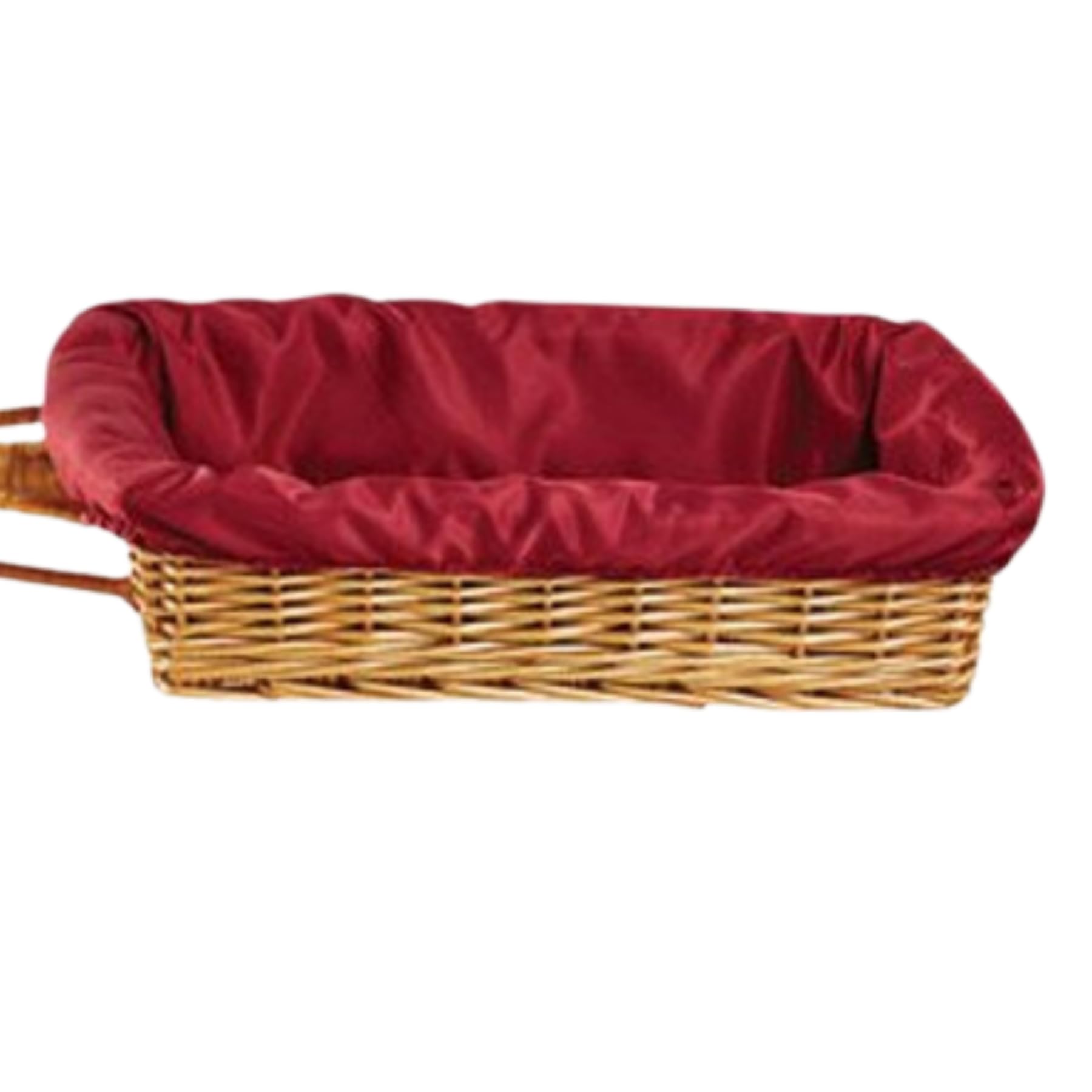 Christian Brands Square Receiving Basket with Handle - Stylish Storage for Baby Showers, Gifts & Home Organization | Perfect for Church Events, Nurseries & Wedding Favors