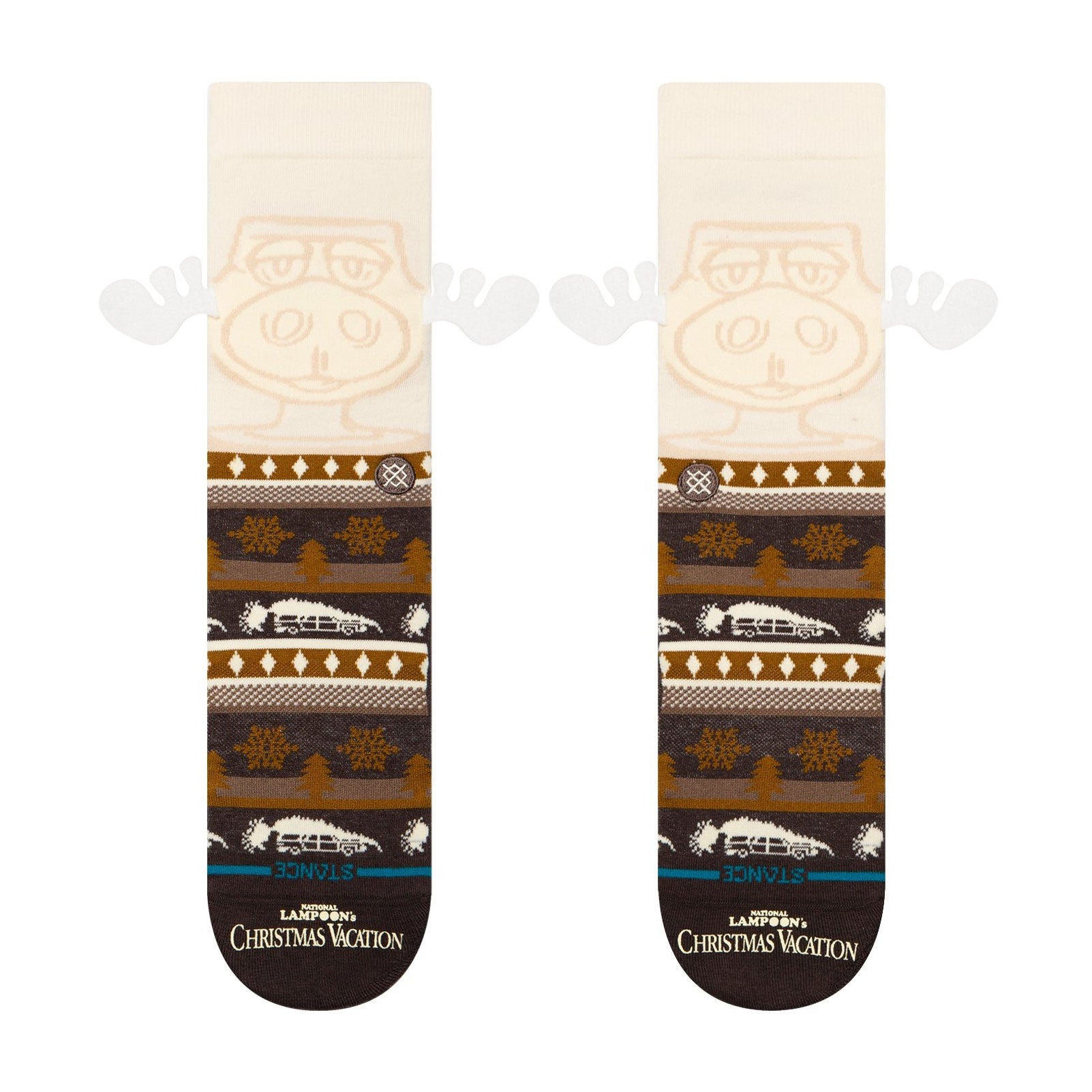 Premium Adult Crew Socks - Dark Brown Winter Warm Knitted Socks for Men & Women - Perfect for Christmas, Holidays & Cozy Home Wear
