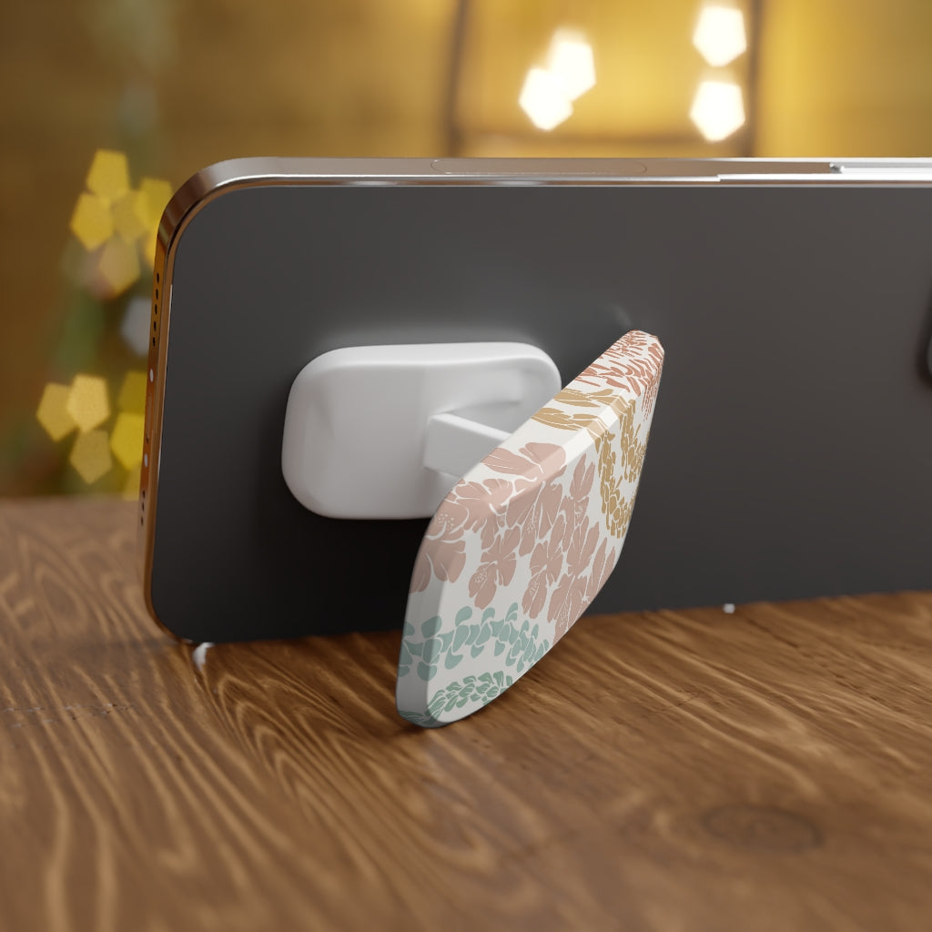 Groovy Lei Phone Grip - Non-Slip Phone Holder with Adhesive Back for iPhone, Samsung & Smartphones - Perfect for Selfies, Gaming & Daily Use