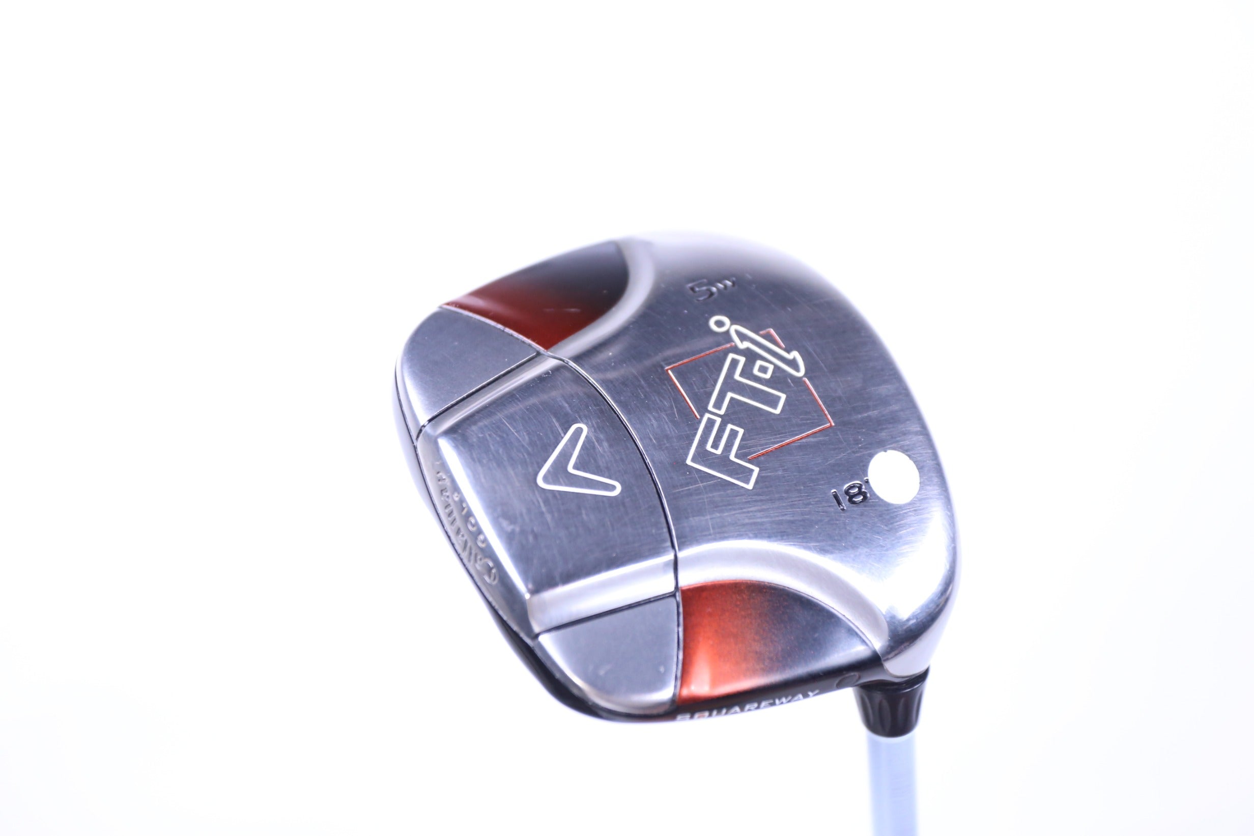 Used Callaway FT i Squareway 5 Wood Golf Club - Right Handed 18° Stiff Flex for Men | Perfect for Long Fairway Shots & Improving Accuracy on the Course