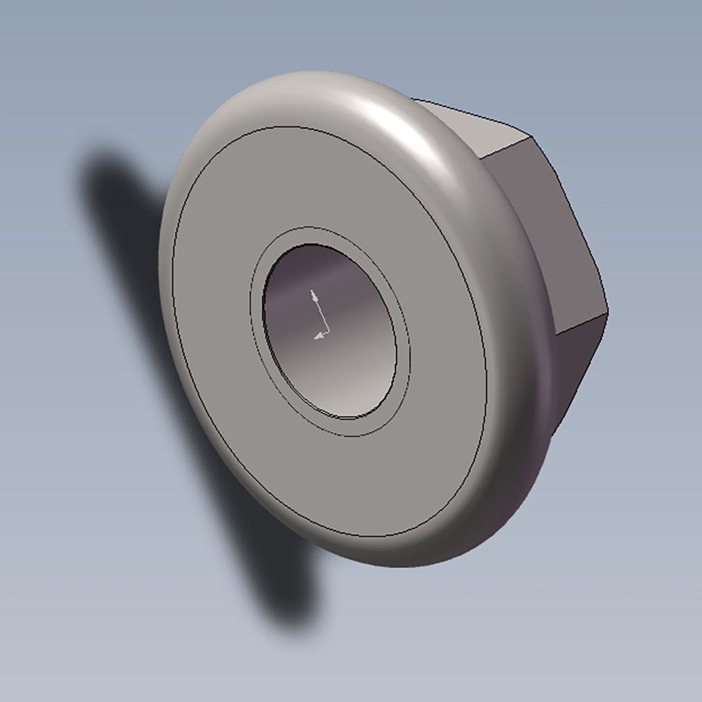 TDS 200C4HL 23 Hex Flange Nut - High Strength Carbon Steel Fastener for Automotive, Machinery & Industrial Equipment