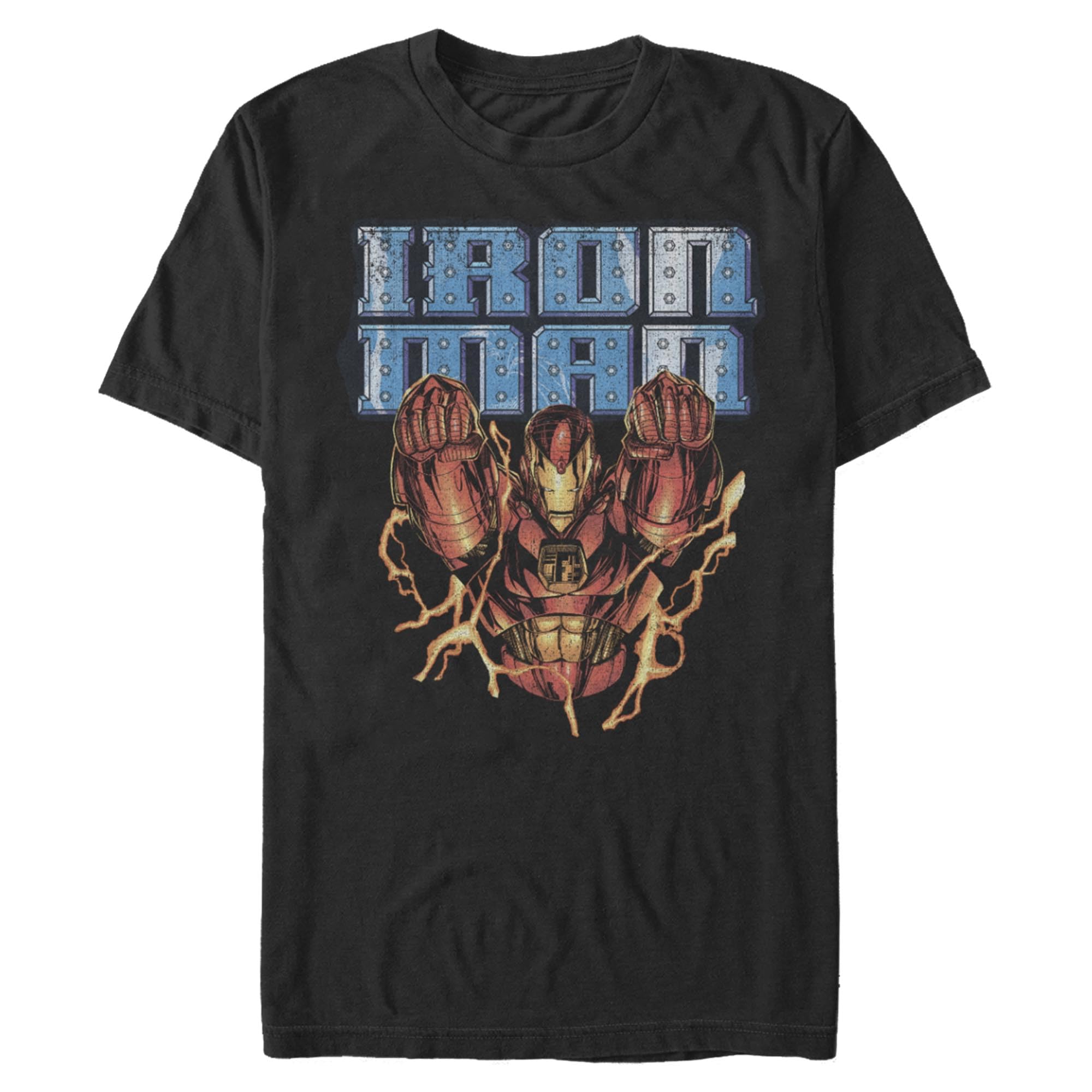 Marvel Iron Man Graphic T-Shirt for Men - Superhero Comic Book Tee - Casual Wear & Cosplay Costume for Fans & Collectors