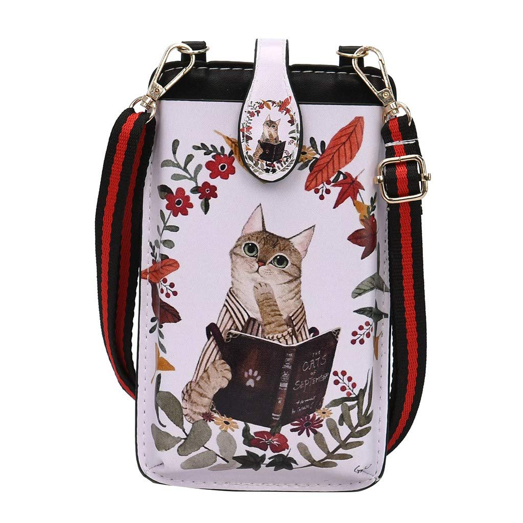Elephant Print Crossbody Bags for Women - Cute Casual Shoulder Purse with Coin Pocket & Phone Holder | Perfect for Travel, Shopping, and Everyday Use