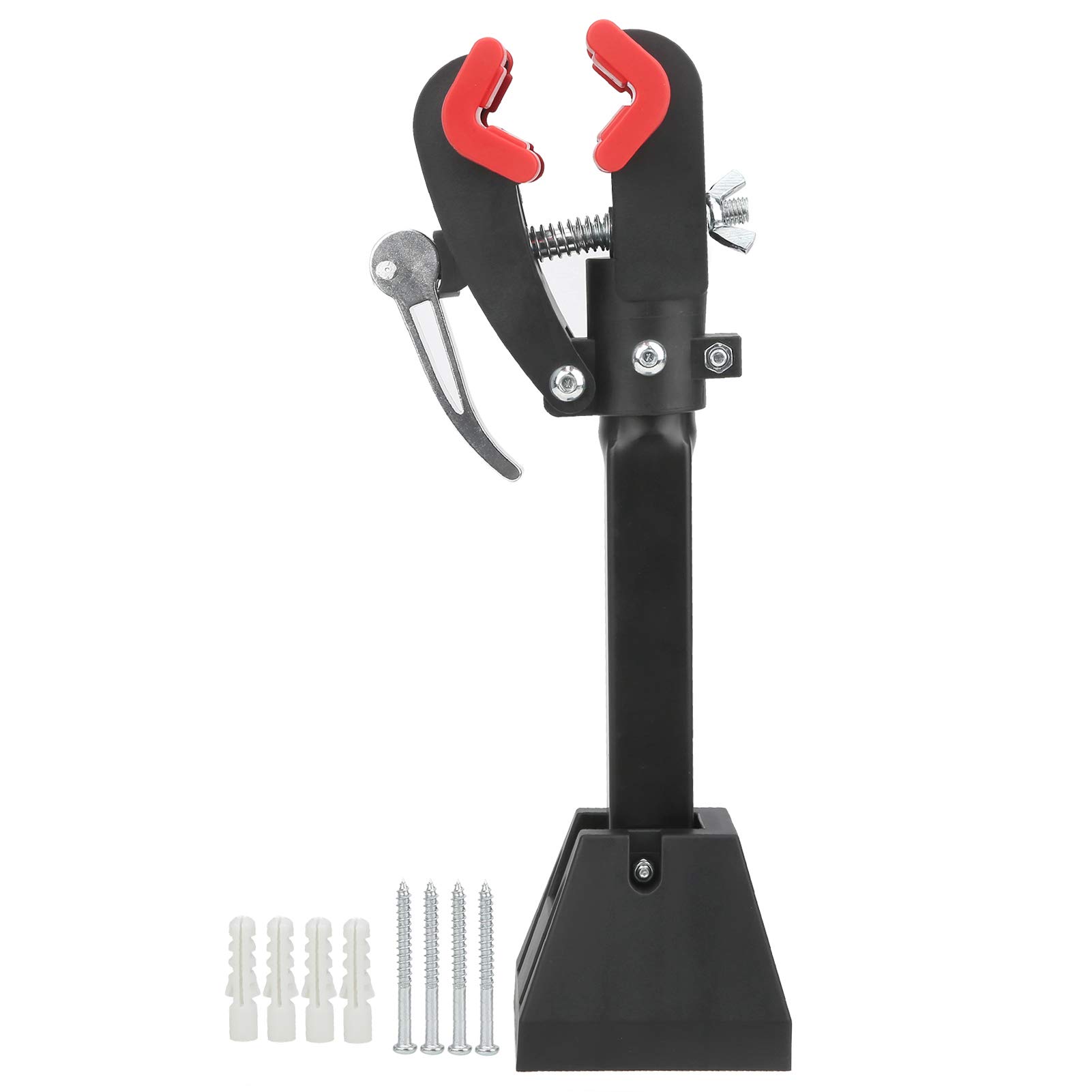Cyrank CX-11 Adjustable Bike Wall Mount Rack - Heavy Duty Bicycle Storage Hanger for Road Bikes, Mountain Bikes & Scooters - Space Saving Garage, Basement & Apartment Organization Solution