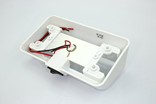 12V Waterproof LED Porch Light with Switch - 300 Lumens Interior & Exterior Light for RV, Truck, Trailer, Automobile - Perfect for Outdoor Camping, Garage, and Marine Use
