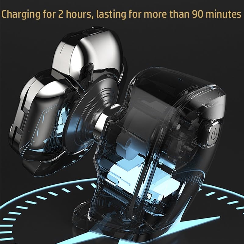 6-in-1 Electric Head Shaver for Men - Rechargeable Wet/Dry Bald Head Shaver, Beard Trimmer & Body Groomer Kit | Perfect for Travel, Home Grooming & Professional Use
