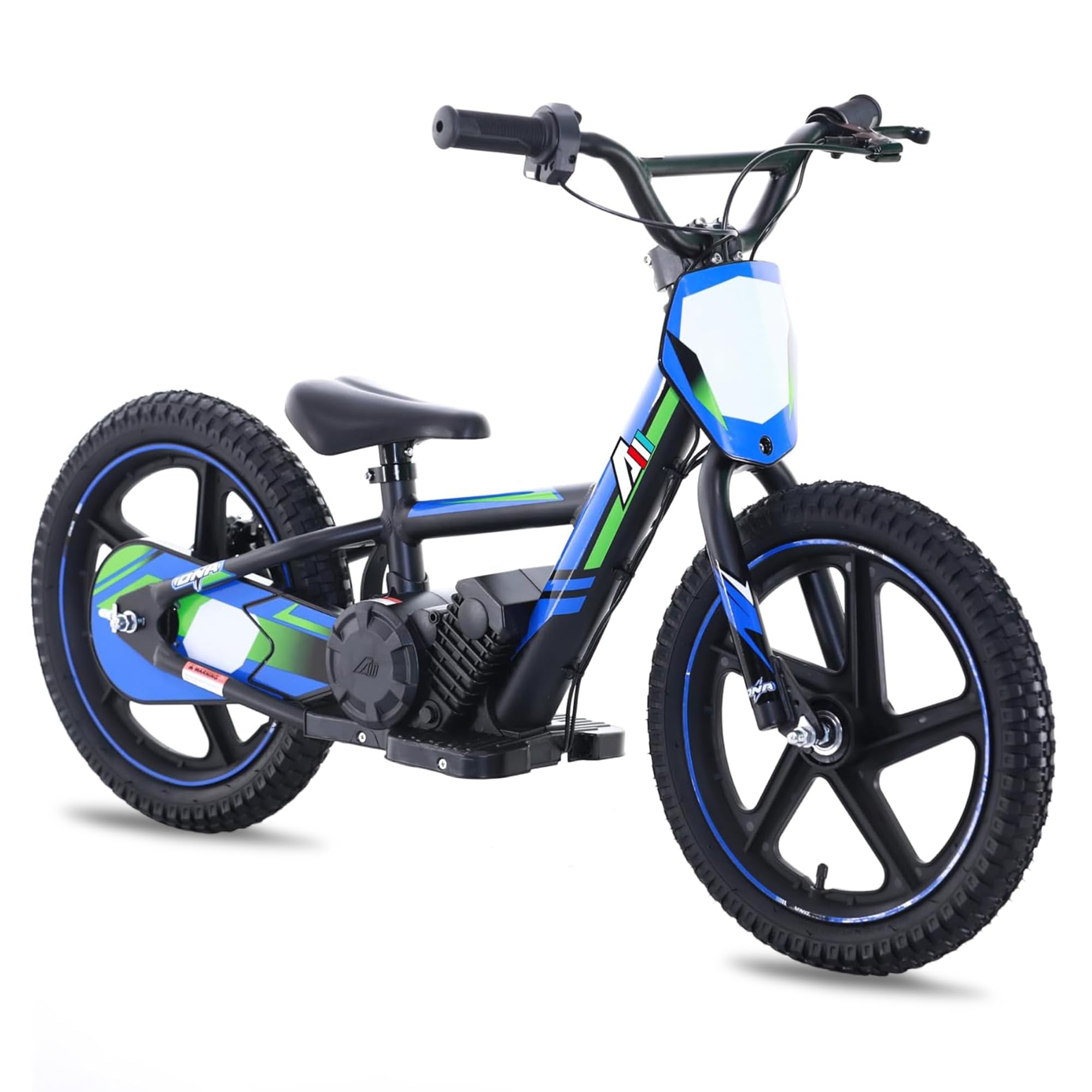 Lightweight Electric Dirt Bike for Kids - 170W/340W Motor, 10-12MPH Speed, 24V Removable Battery, Dual Hand Brakes - Perfect for Ages 3-12 - Ideal for Backyard Riding, Neighborhood Adventures & Off-Road Trails