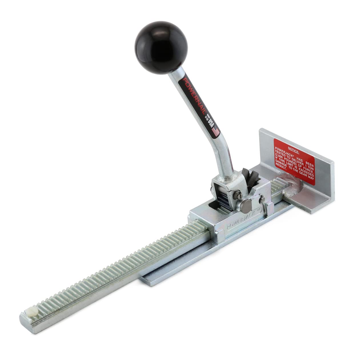 PowerJack 100 Hardwood Floor Positioning Tool - Professional Wood Flooring Installation Kit for DIY & Contractors - Perfect for Laminate, Engineered & Solid Wood Floors