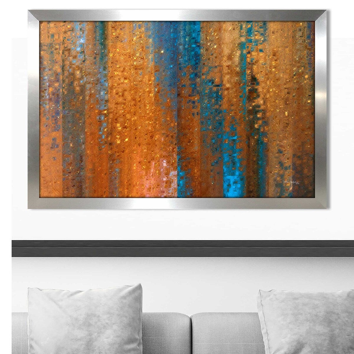 Acts 18:10 'I Am With You' Christian Wall Art - Mark Lawrence Scripture Print on Premium Acrylic - Perfect for Home, Office & Church Decor