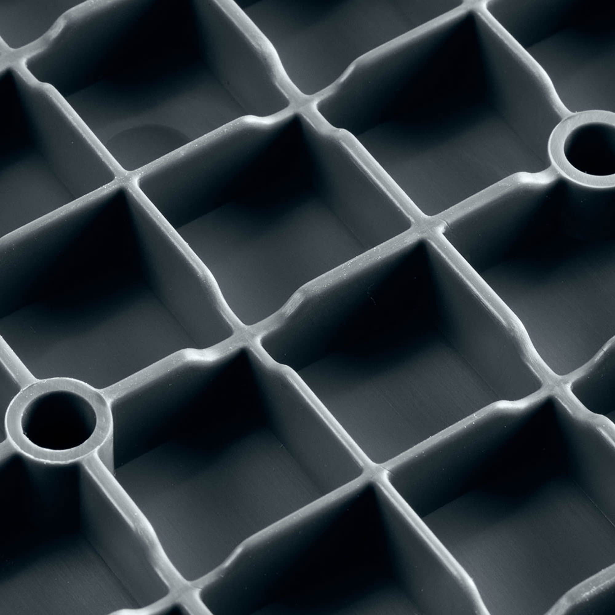 Speedway Garage Floor Diamond Tile - 12 x 12 Inch Interlocking PVC Tiles, Grey (50-Piece Set) - Durable & Slip-Resistant for Workshop, Basement, and Home Gym Flooring