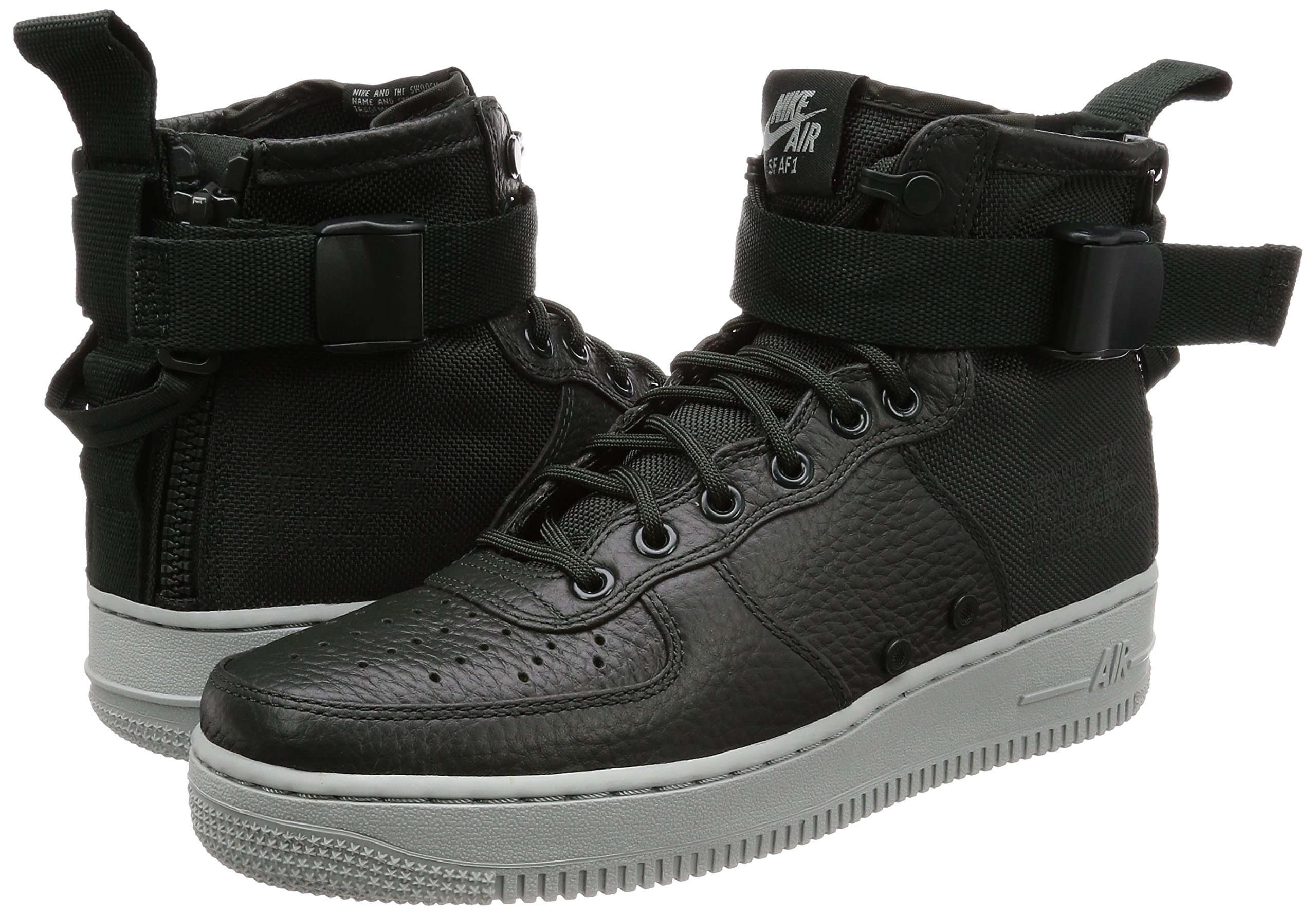 Nike Women's SF Air Force 1 Mid Sneakers - Outdoor Green - Size 6.5 B(M) US - Comfortable Athletic Shoes for Running, Hiking & Casual Wear