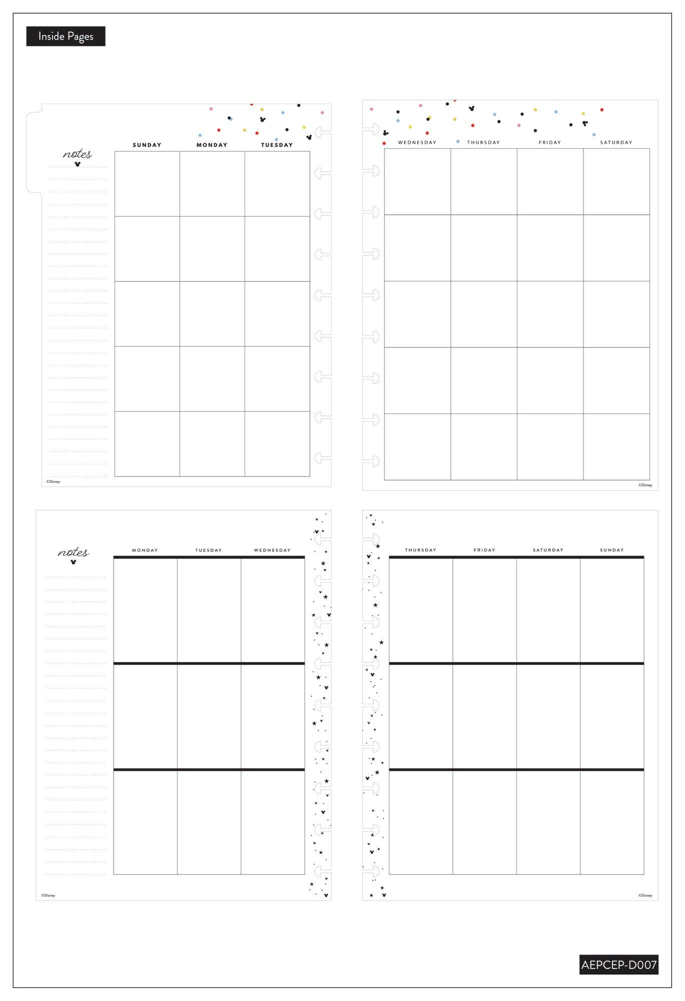 Dream Big Planner Extension Pack for The Happy Planner - Weekly & Monthly Stickers, Decorative Tabs, Goal-Setting Inserts - Perfect for Journaling, Bullet Journal, and Productivity Planning