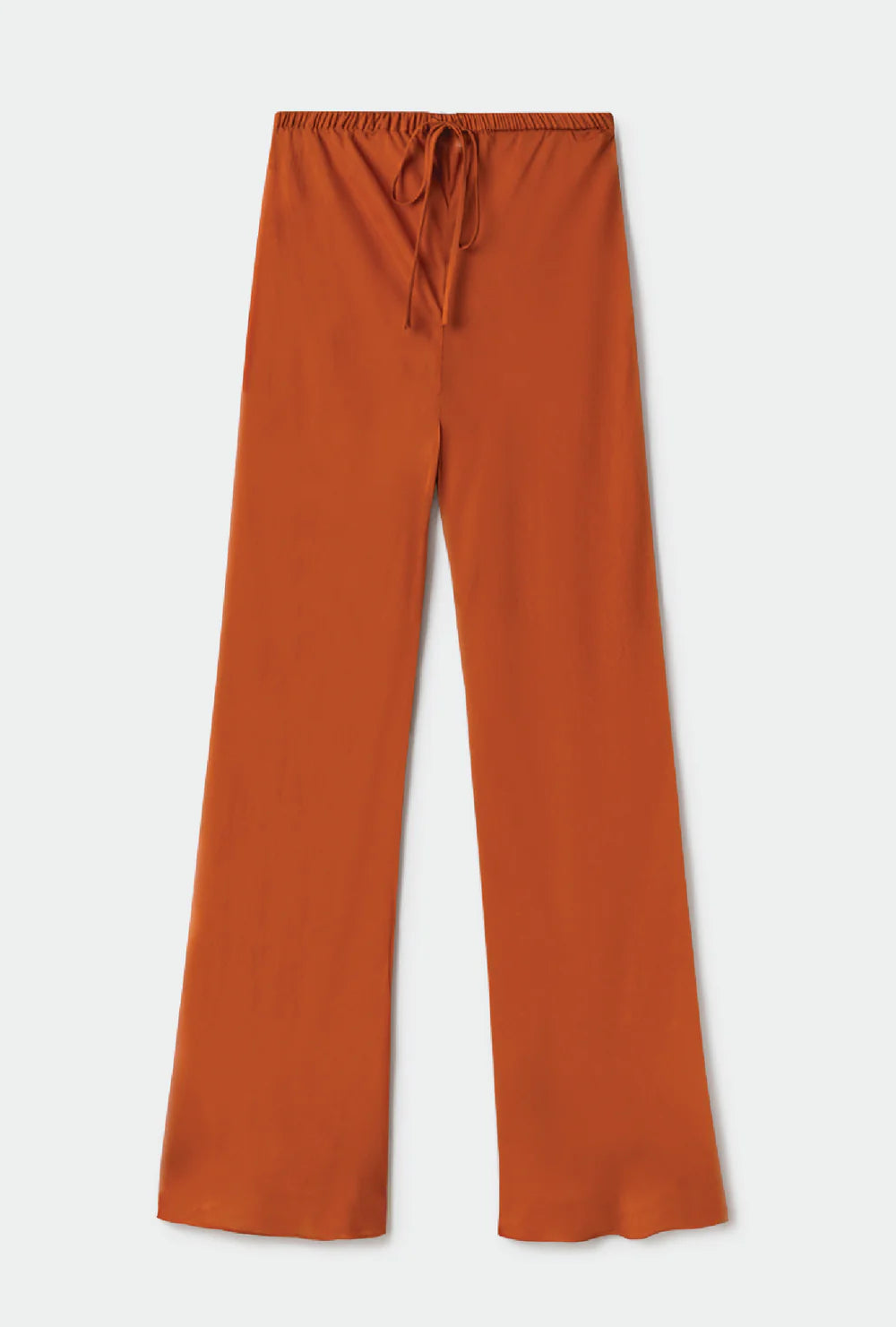 Chiffon Bias Cut Pants in Umber - Elegant & Comfortable Women's Casual Trousers for Office, Party & Summer Outfits
