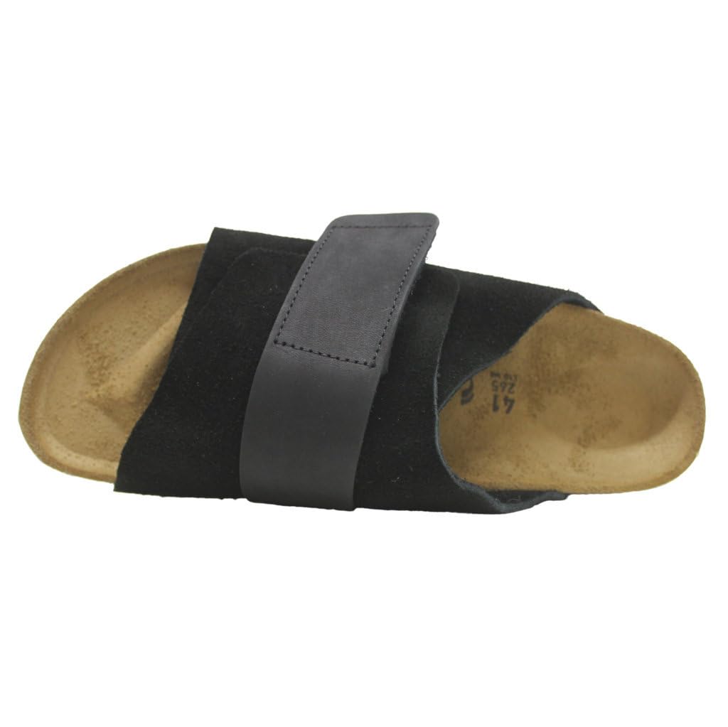 Birkenstock Women's Kyoto Suede Sandals - Comfortable Leather Footbed Sandals for Women | Casual Summer Shoes for Walking, Travel & Everyday Wear