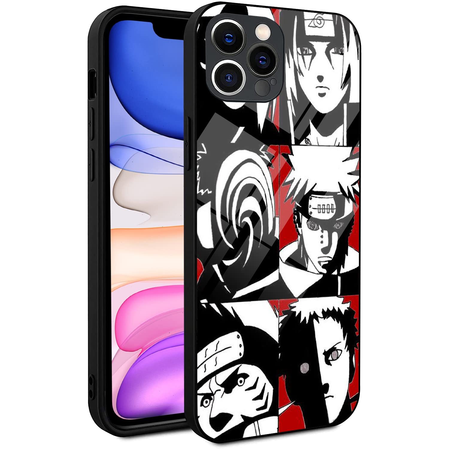 Premium Anime Cartoon Ballplayer 218 iPhone 12 Pro Case - Luxury Design Soft Silicone & Clear TPU Shockproof Protective Cover for Men & Women (6.1 Inch) - Perfect for Daily Use, Travel & Sports Protection