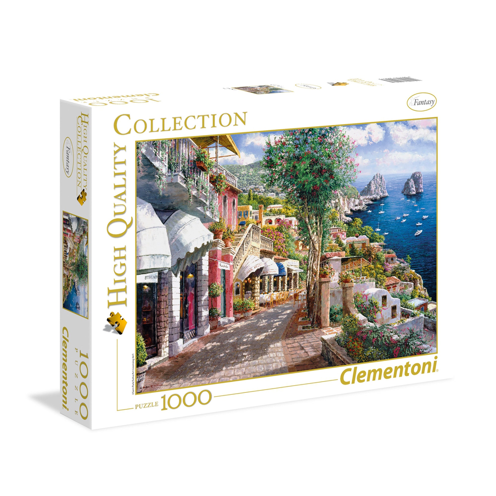 1,000 Piece Jigsaw Puzzle - Beautiful Capri Landscape Scenic View - Perfect for Family Bonding, Stress Relief & Home Decor