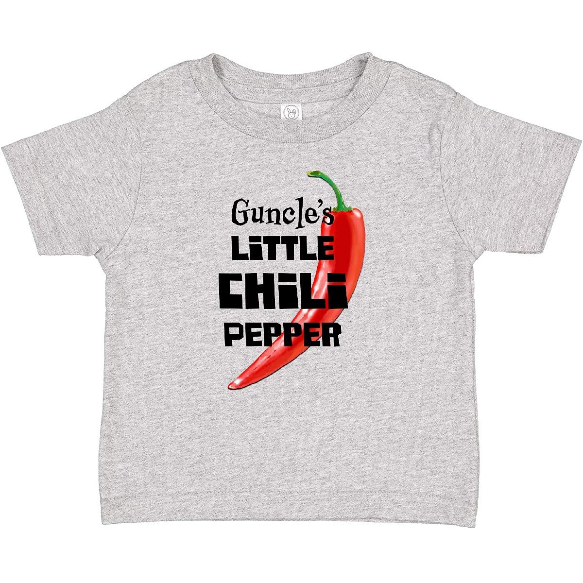 Inktastic Guncle's Little Chili Pepper Baby T-Shirt - Cute Funny Uncle Gift for Infants & Toddlers - Perfect for Family Gatherings, Holidays & Photo Shoots