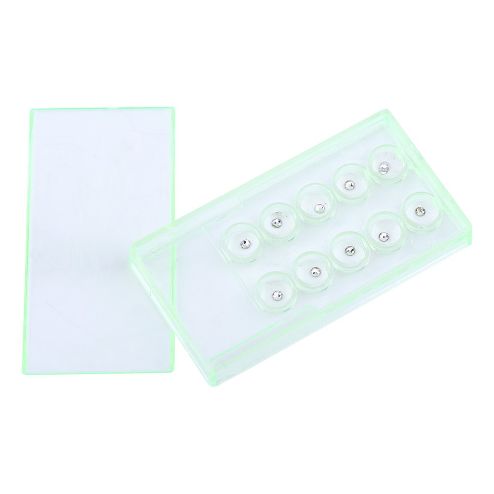 10pcs 2mm White Tooth Gems with Box - Crystal Dental Jewelry for Teeth Decoration | Perfect for Parties, Weddings, and Festivals