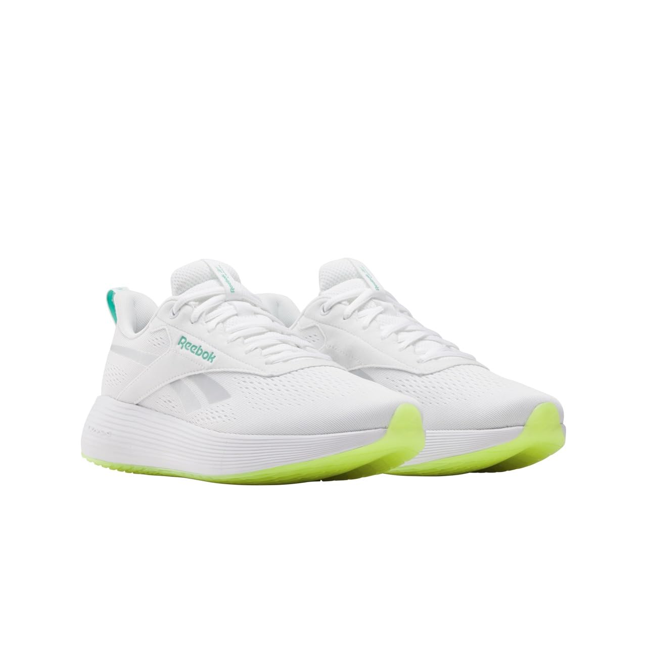 Reebok DMX Comfort + Unisex Adult Sneakers - White Grey 1 Digital Lime, Size 36.5 EU | Running Shoes for Men & Women | Perfect for Gym, Walking & Casual Wear