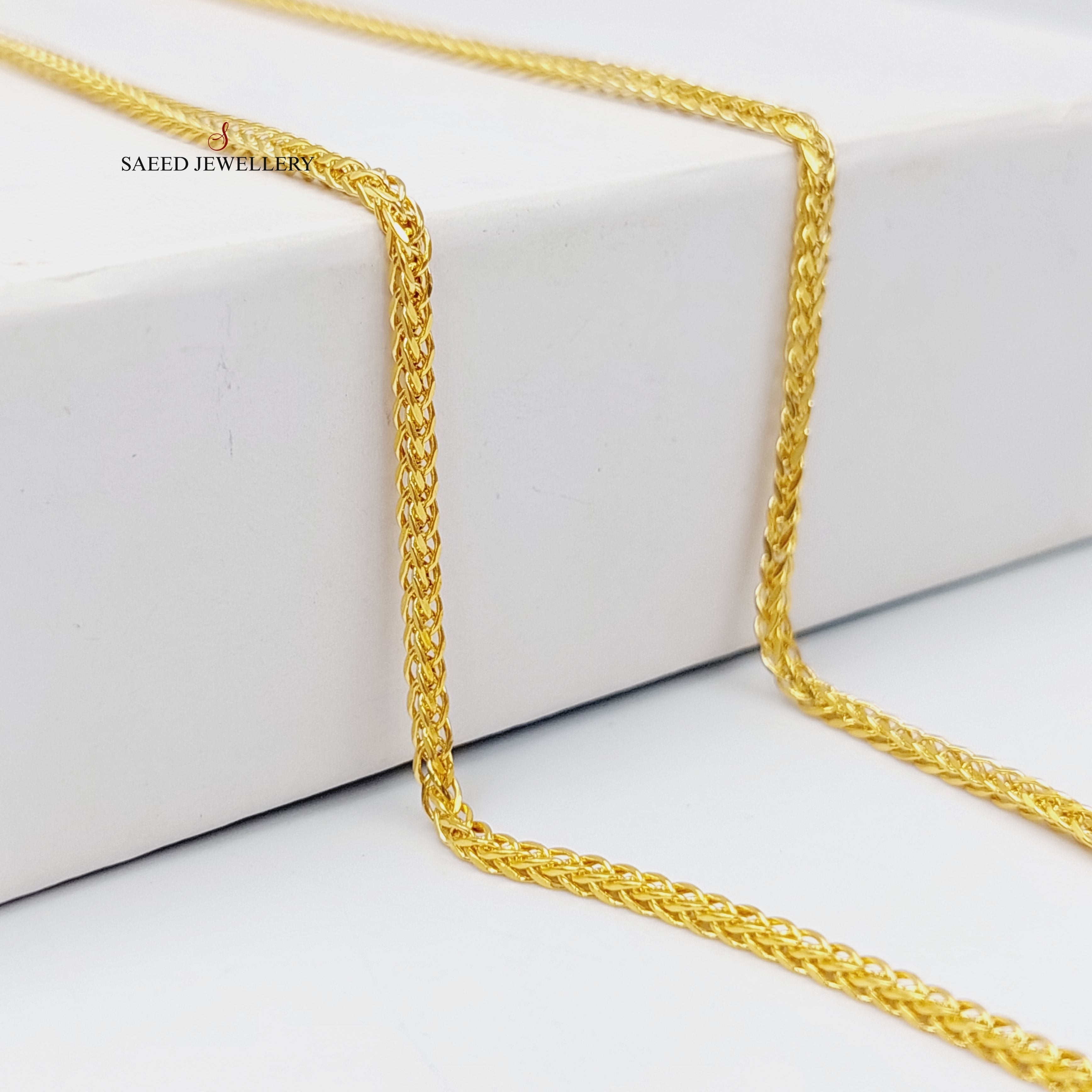 2mm Franco Chain Necklace for Women - Dainty Gold Layered Jewelry for Everyday Wear & Special Occasions