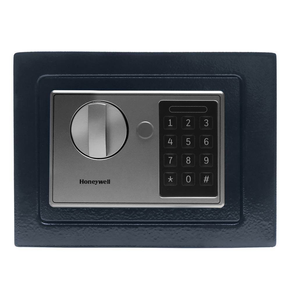 Honeywell 5605 Compact Steel Digital Security Safe - Fireproof & Waterproof Home & Office Safe for Cash, Jewelry, Documents - Easy Digital Keypad & Emergency Override Key