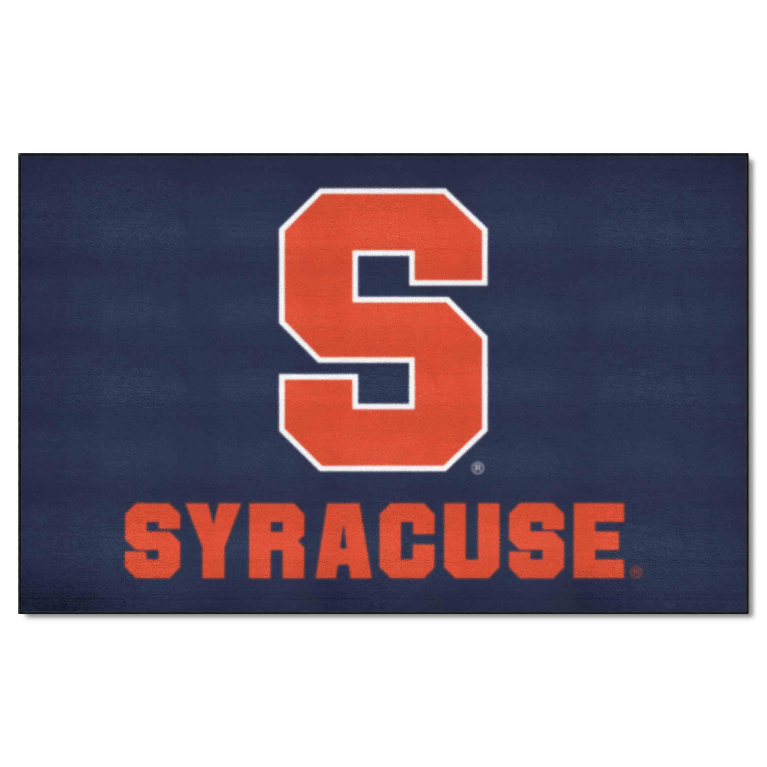 Syracuse Orange Ulti-Mat Rug 5ft x 8ft - FanMats NCAA Sports Fan Area Rug, Durable Home Decor Carpet & Tailgating Mat in Blue - Perfect for Game Rooms, Dorm Decor & Outdoor Tailgate Parties