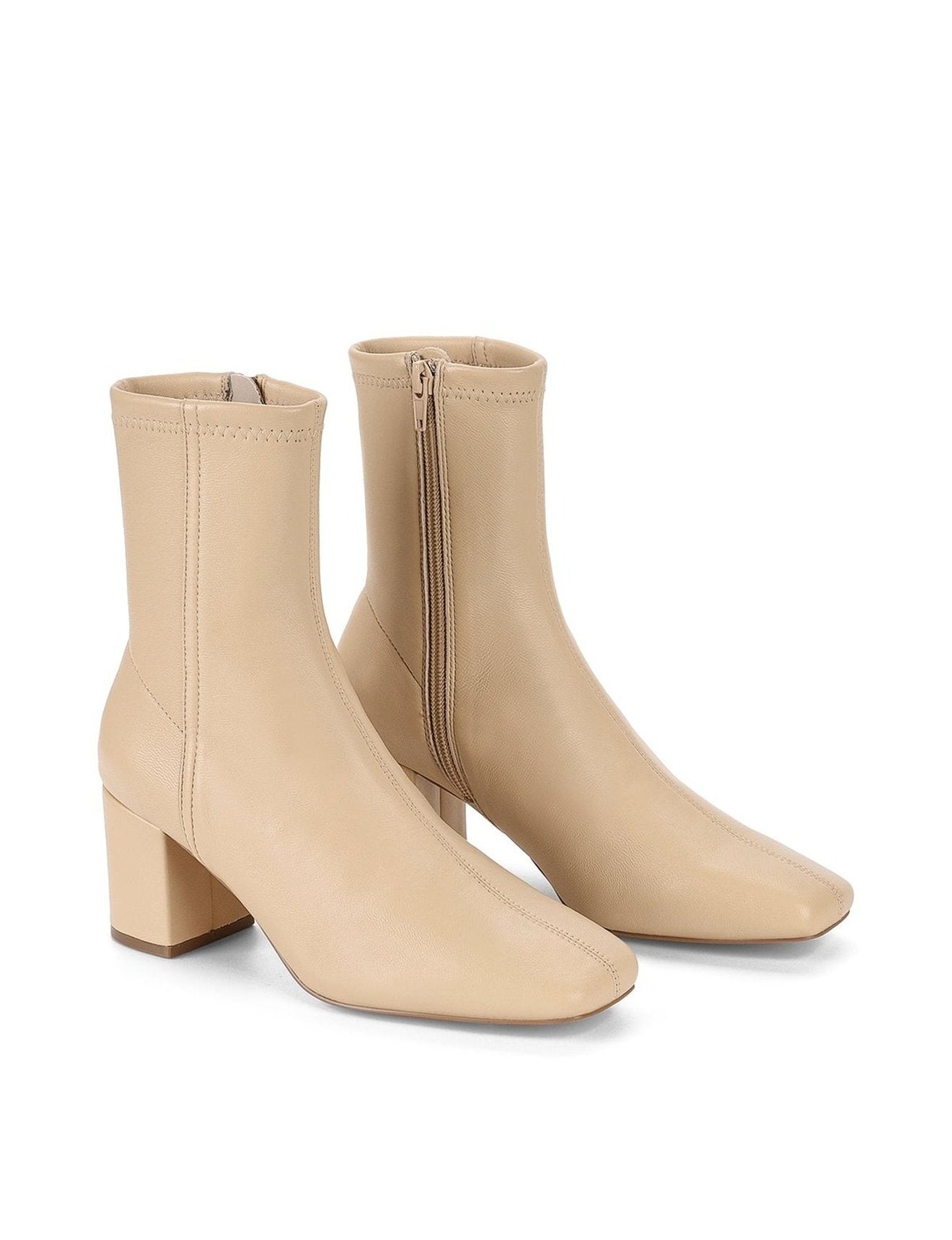 Juan II Sock Boots - Butter Soft Stretch Leather Ankle Boots for Women | Comfortable & Stylish for Office, Party & Daily Wear