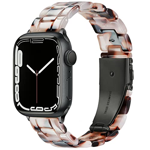Classic Tortoise Stone Flower for Black