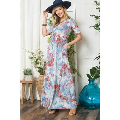 A Summer to Remember: The Celeste Flowy Maxi Dress Adventure