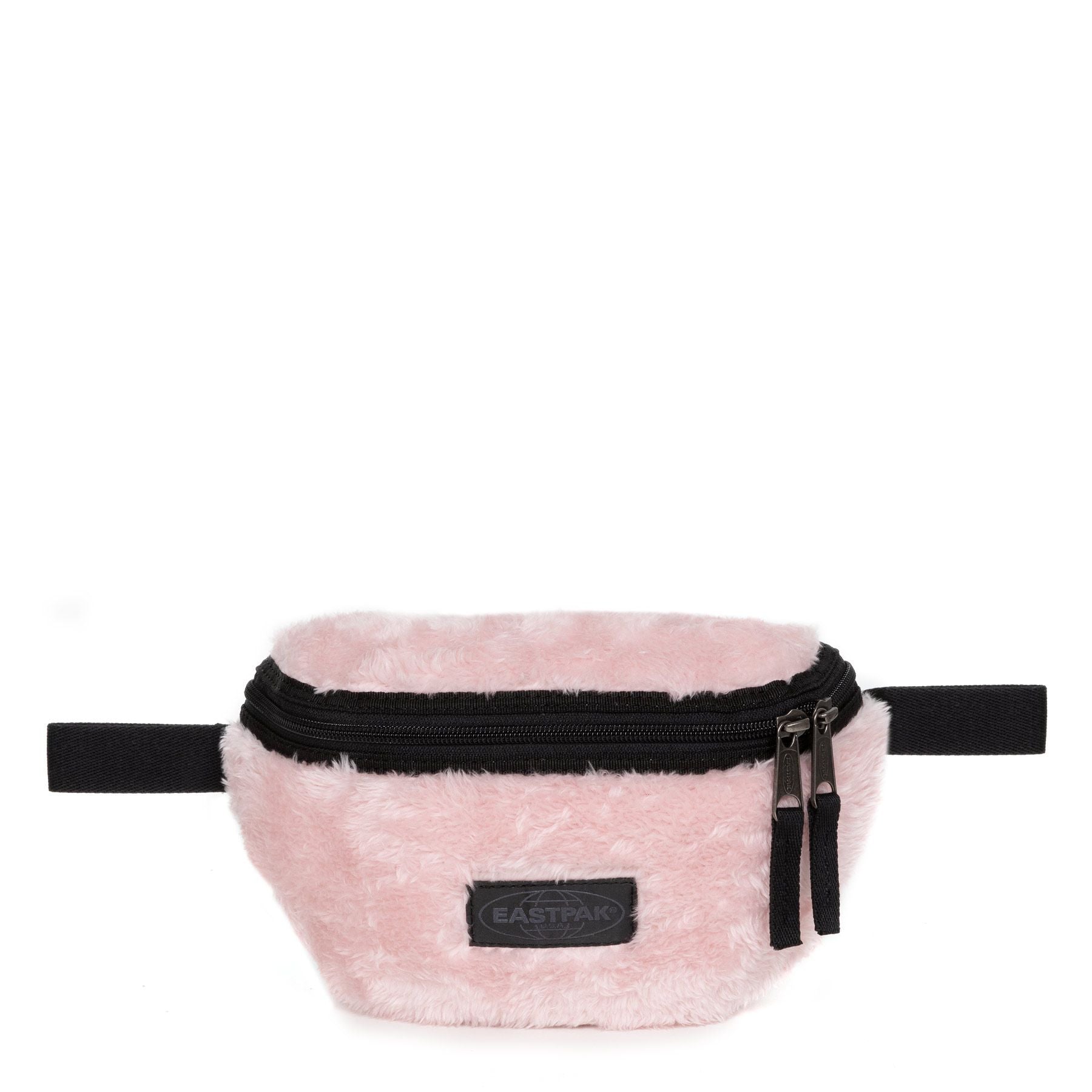 Eastpak Springer Backpack - Fuzzy Pink Laptop Bag for Women & Girls, Stylish School Backpack with Soft Plush Material - Perfect for College, Work & Travel Accessories