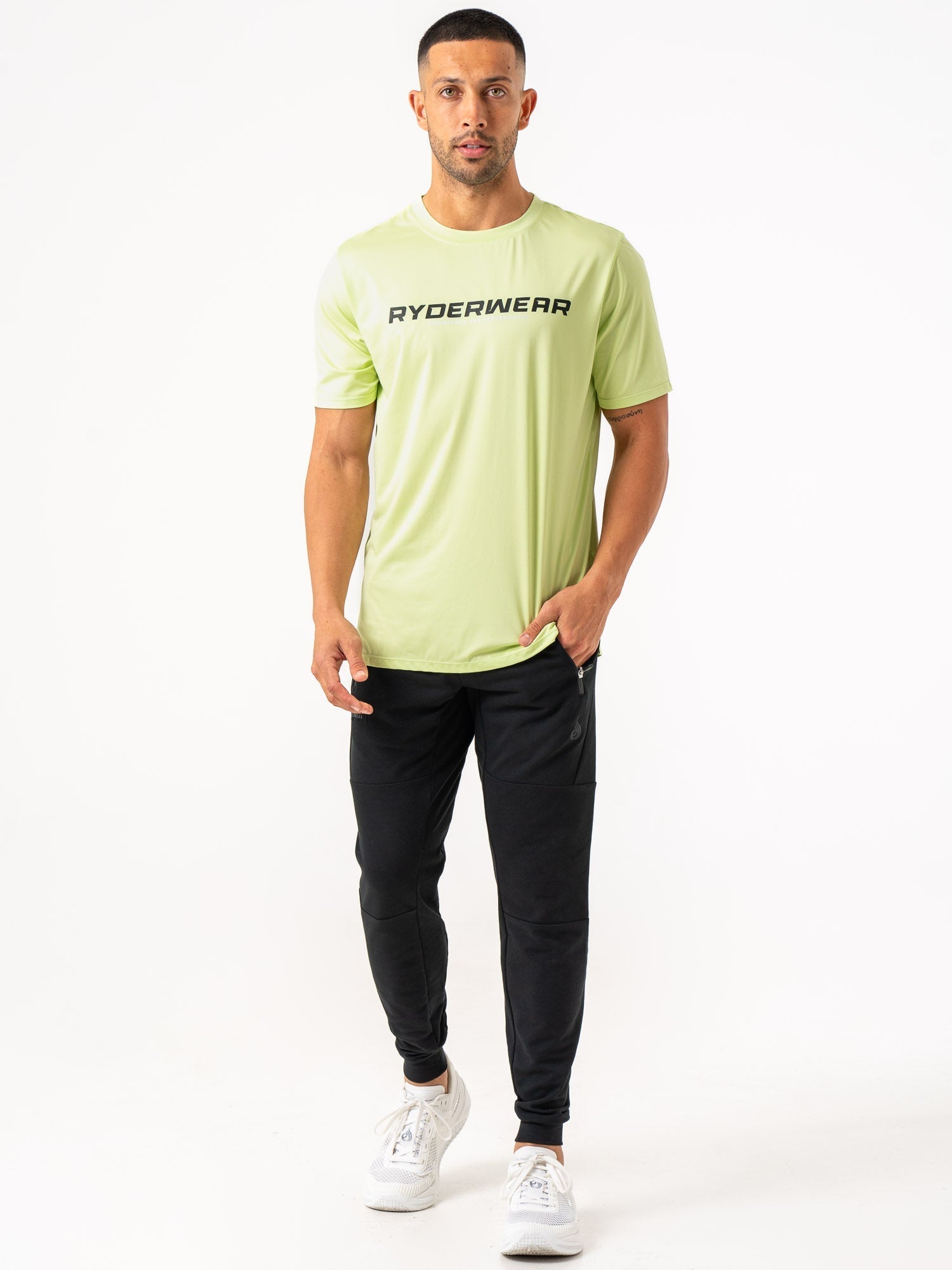 Energy T-Shirt in Lime Green - Comfortable & Stylish Casual Wear for Gym, Workout & Everyday Use