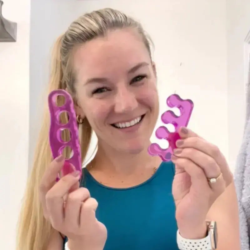 Active Yoga Toes Spreaders - Durable Toe Separators for Yoga, Pilates & Foot Pain Relief | Improve Foot Alignment & Comfort