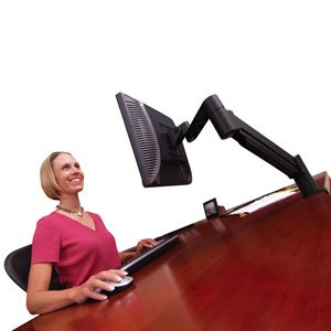 7Flex 24-Inch LCD Monitor Mount - Adjustable VESA Bracket for Home & Office - Perfect for Dual Screen Setup, Gaming, and Workspace Ergonomics