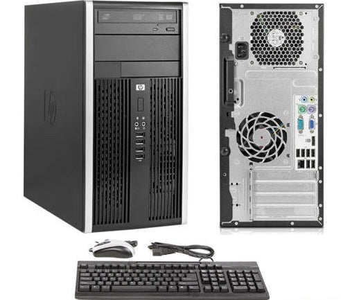 HP Compaq 8200 Elite Pro Tower Desktop Computer - Intel Core i3 2100 3.1GHz, 4GB RAM, 1TB HDD, Windows 7 Professional 64-bit | Perfect for Home Office, Business Workstations & Everyday Computing