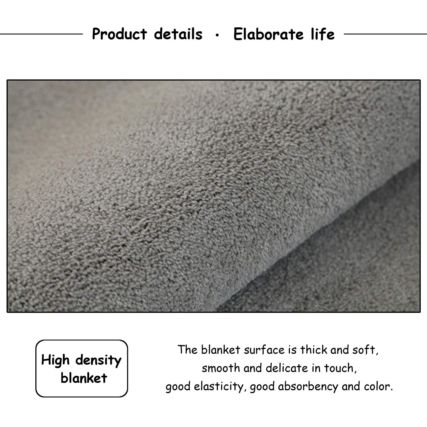 Premium Grey Memory Foam Bath Mat - Ultra Soft Absorbent Non-Slip Bathroom Rug (17