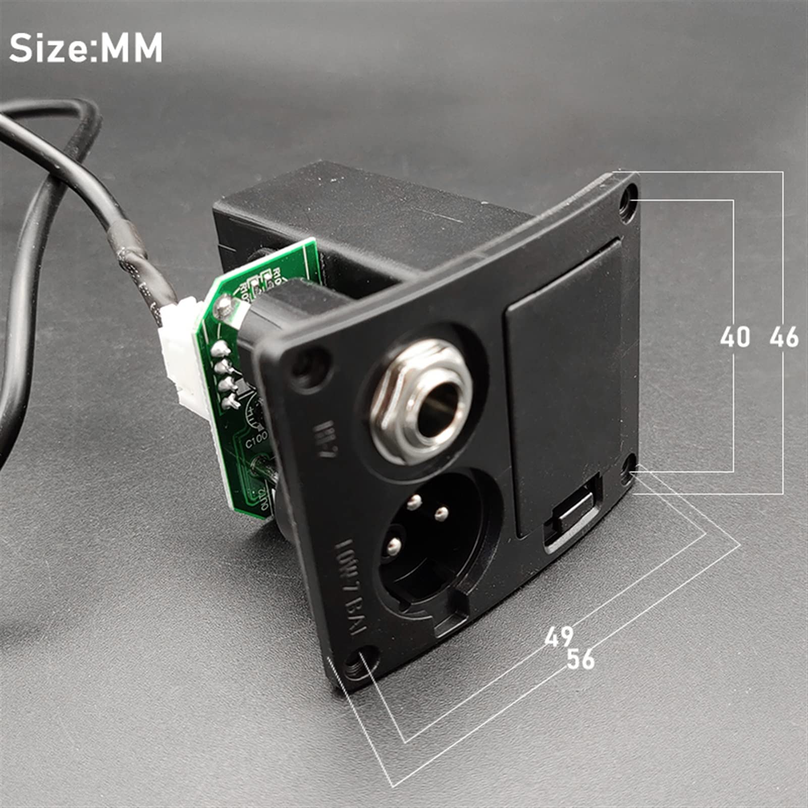 TSTS 4-Band EQ Acoustic Guitar Preamp Pickup with LCD Tuner - Professional Piezo Pickup & Equalizer for Enhanced Sound | Perfect for Live Performances & Studio Recording