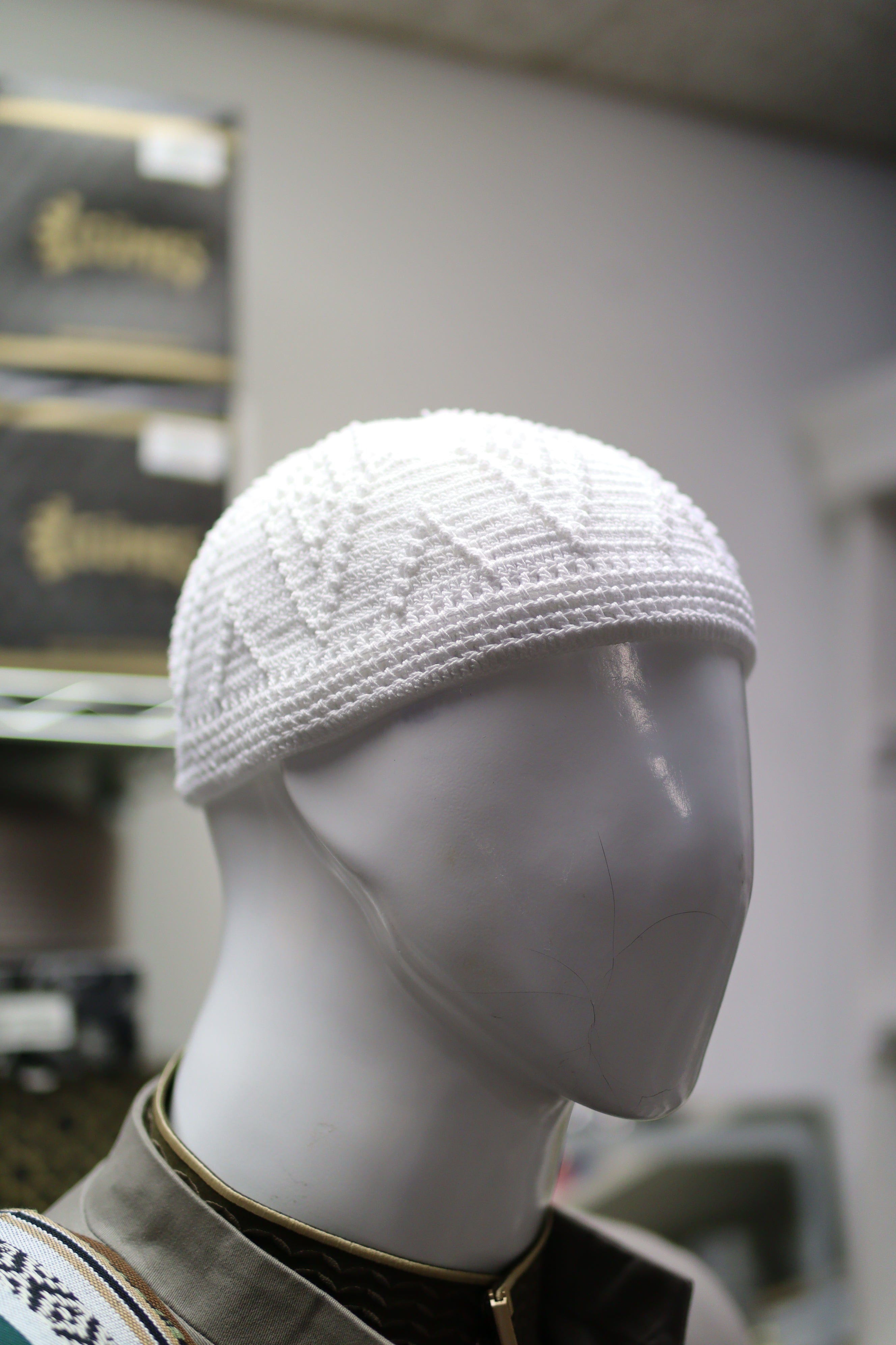 Premium Skull Knit Cotton Kufi Hat for Men - Breathable & Comfortable Islamic Prayer Cap - Perfect for Daily Wear, Religious Ceremonies, and Cultural Events