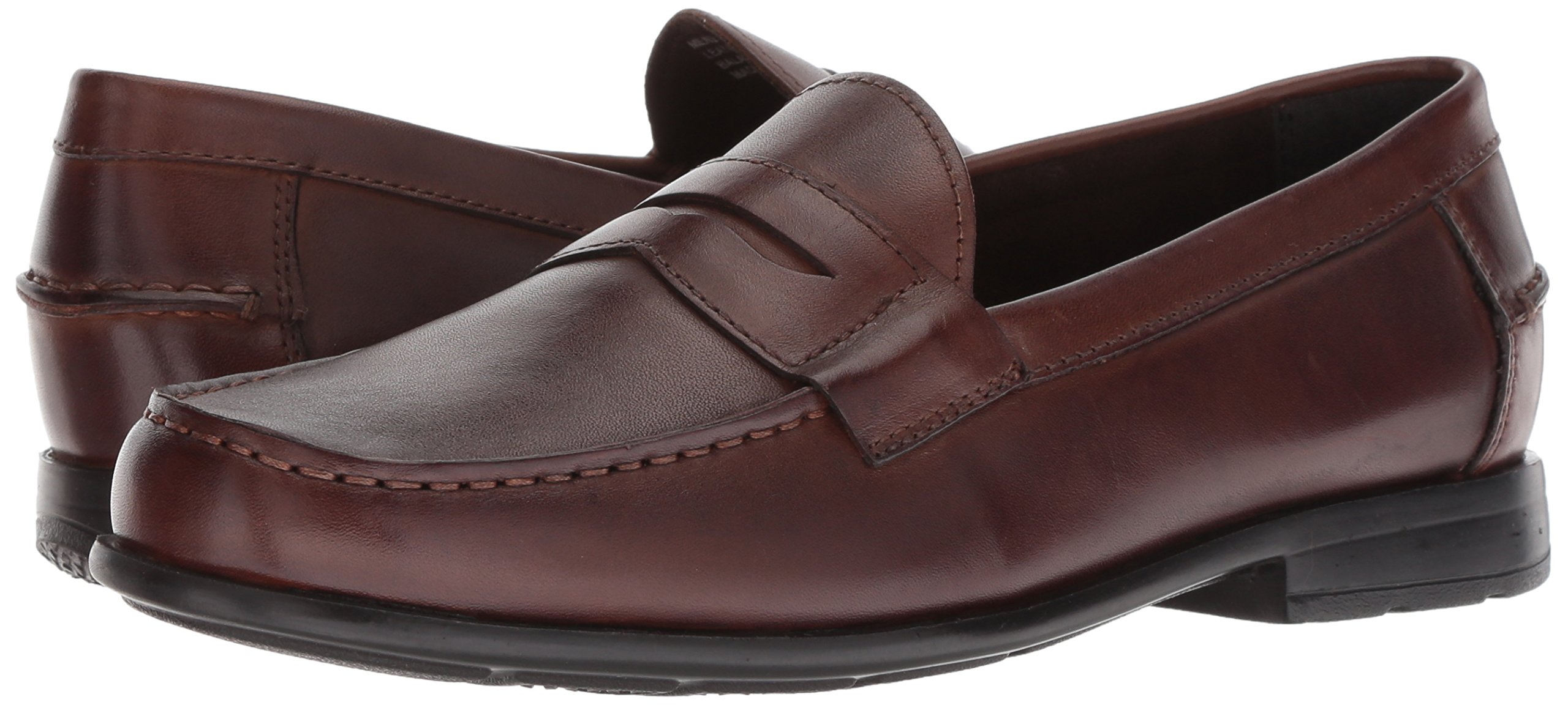 Nunn Bush Men's Drexel Moc Toe Penny Loafers with KORE Comfort Technology - Comfortable Casual & Dress Shoes for Work, Office & Walking