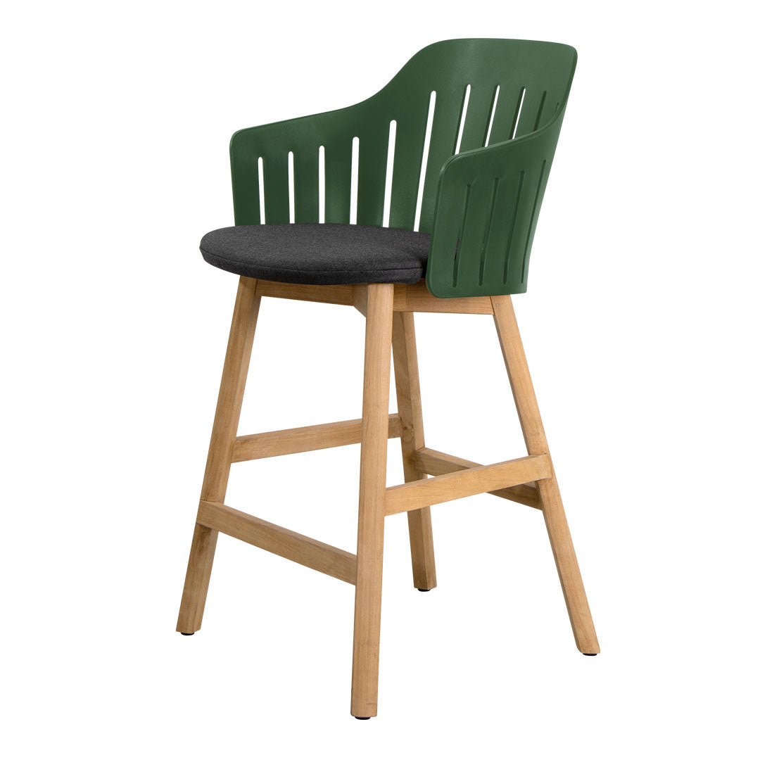 Premium Outdoor Counter Chair with Comfortable Seat Cushion & Durable Wood Base - Perfect for Patio, Deck, Poolside, and Backyard Relaxation