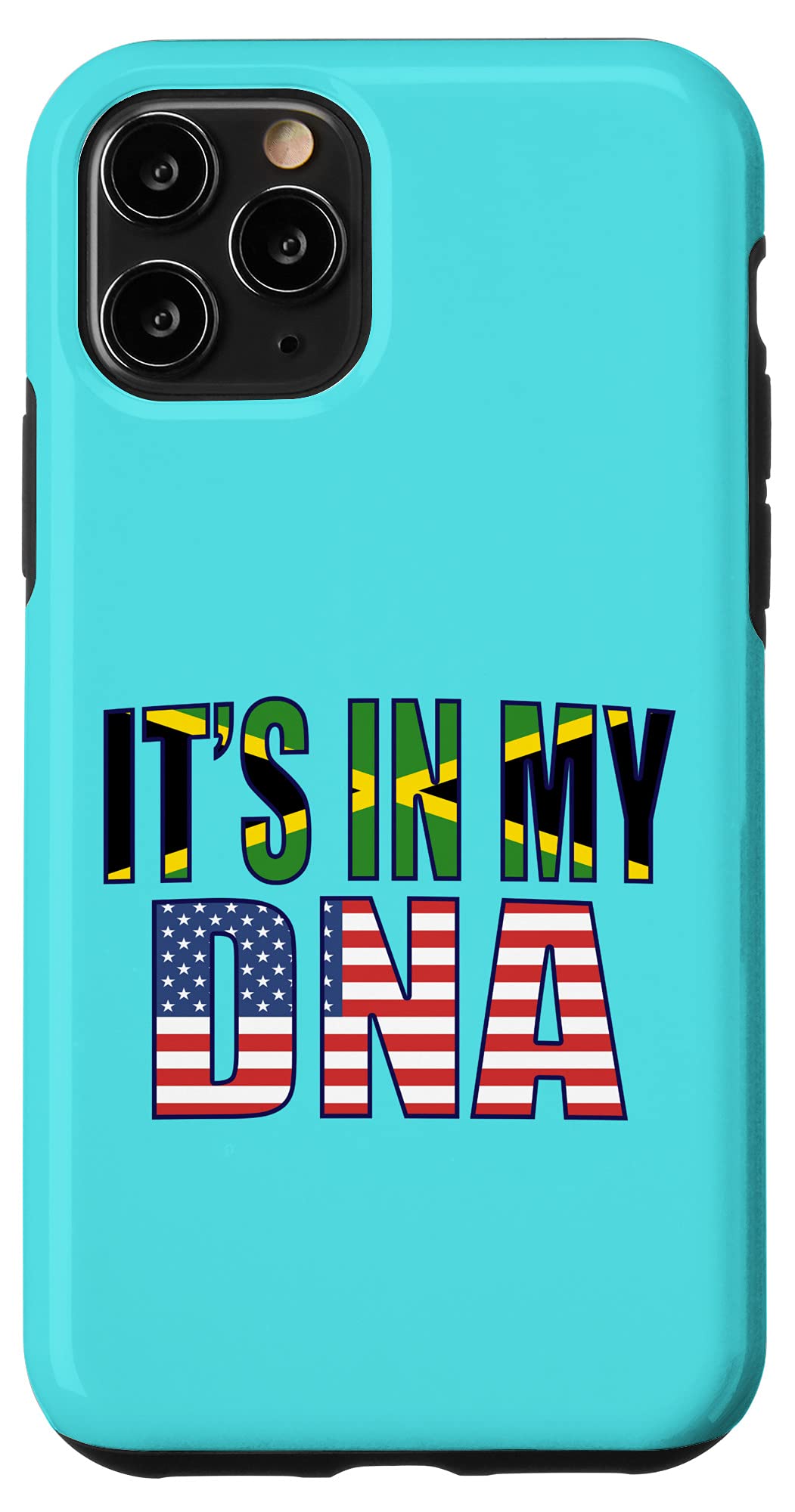 iPhone 11 Pro Case with American & Jamaican Flag Design - Durable Protective Phone Cover for iPhone 11 Pro - Perfect Gift for Heritage Pride, Travel & Cultural Enthusiasts
