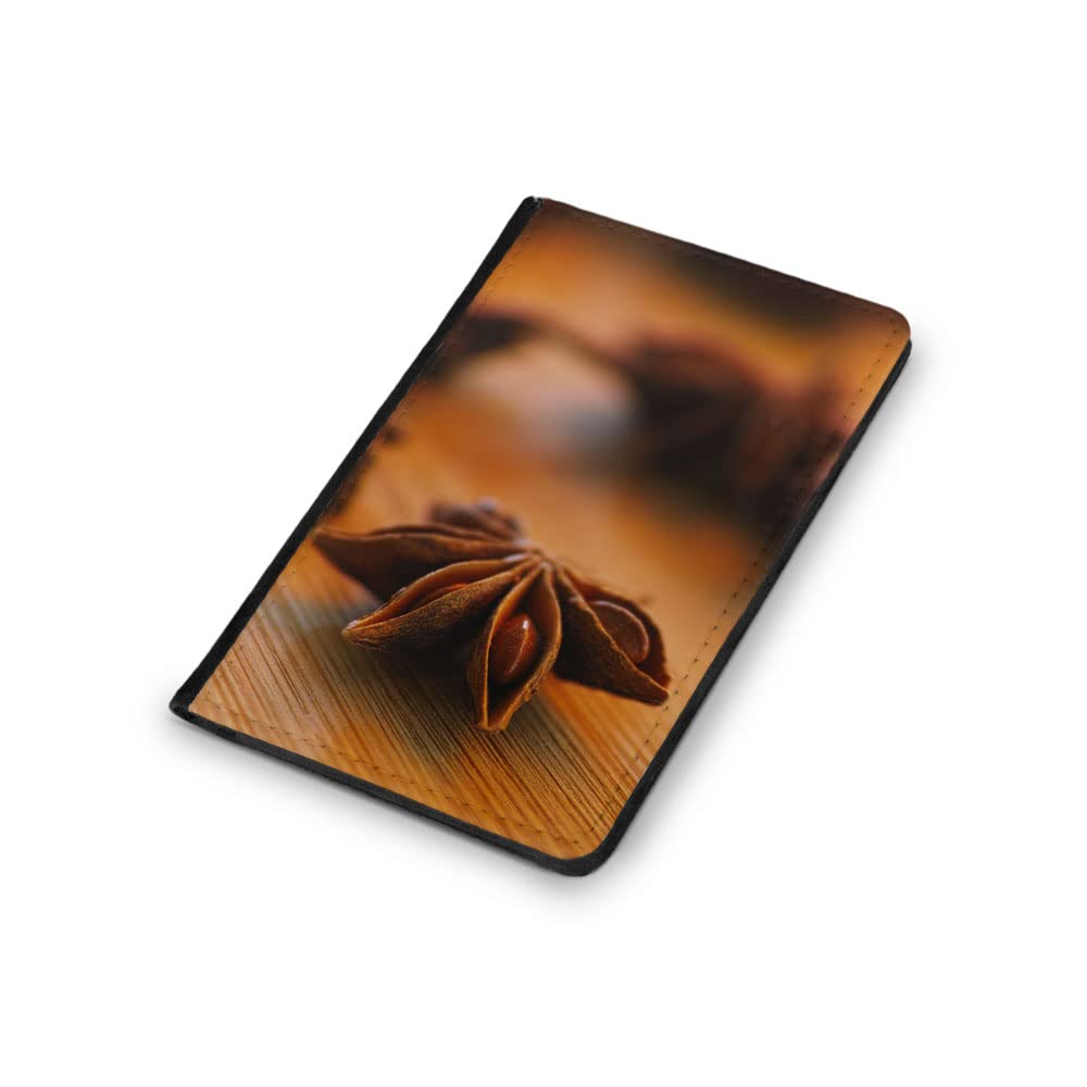 Premium Star Anise Spice Herbs - Flip Wallet for Travel & Passport ID Organizer - Perfect for Business Trips & Vacations