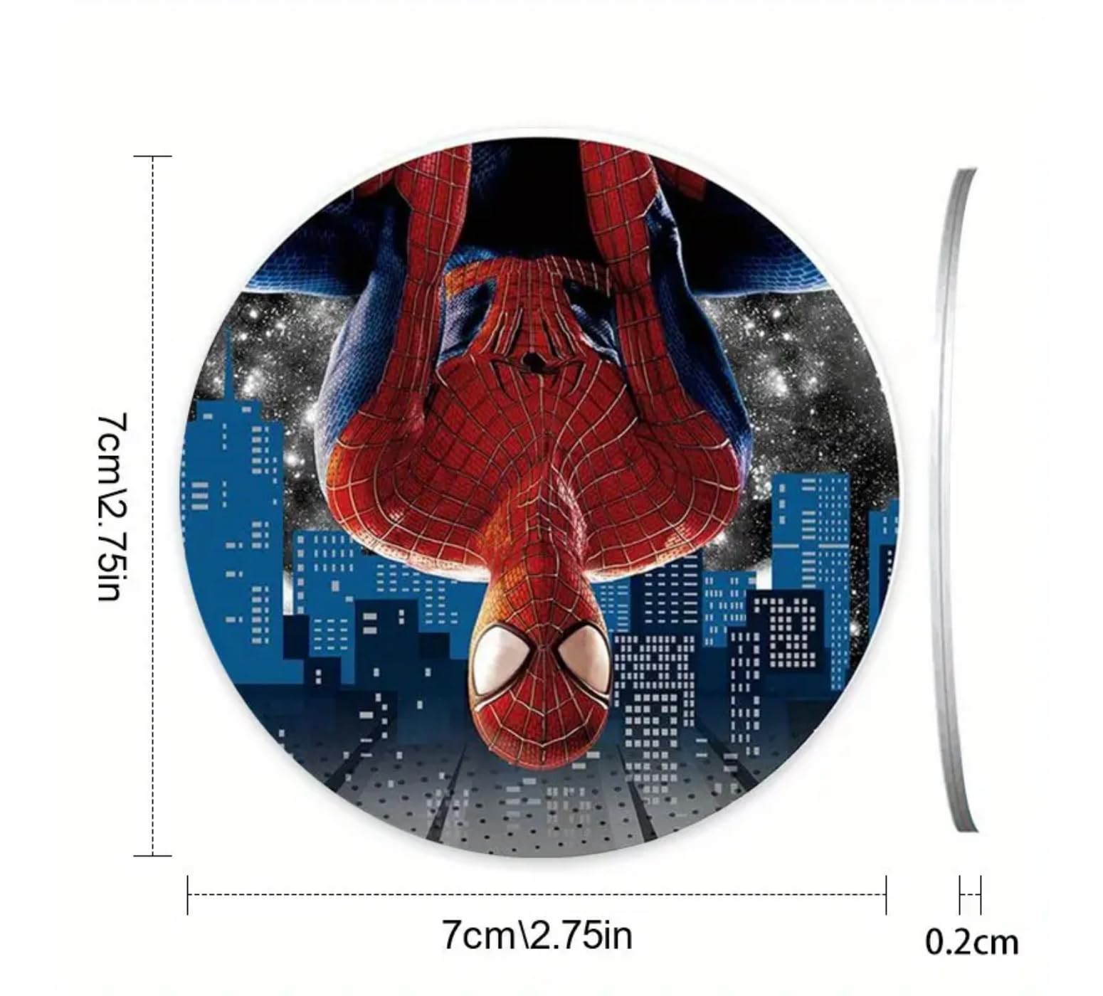 2PCS Cartoon Car Cup Holder Coasters - Universal Anti-Slip Insert Coasters for Auto Accessories - Cute Car Interior Decor for Men & Women - Perfect for Coffee, Drinks, and Road Trips
