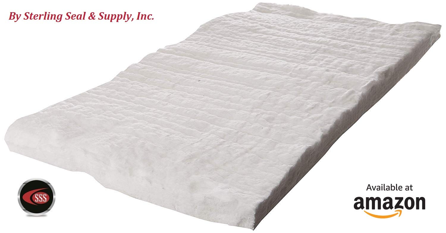 High-Temperature Lamons Ceramic Fiber Blanket Insulation - 6# Density, 2300°F, 1