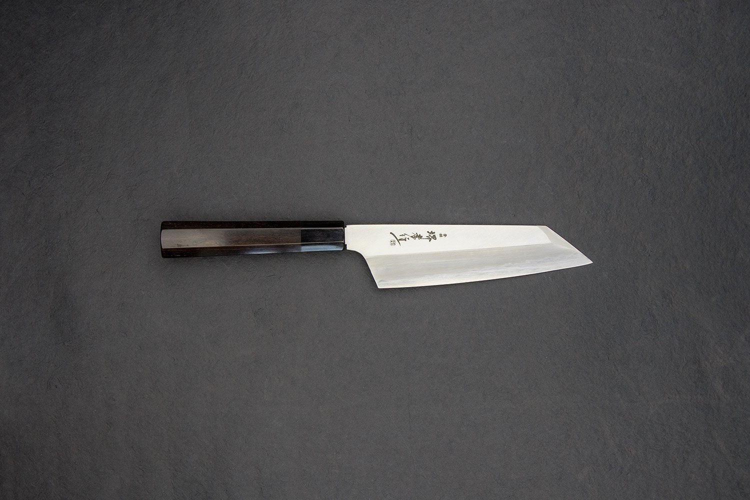 Premium Sakai Takayuki Homura by Itsuo Doi 195mm Kengata Santoku Knife - Japanese Damascus Steel Kitchen Knife for Slicing, Dicing & Chopping Vegetables, Meat & Fish